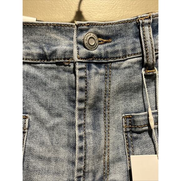 Kensie Jeans Women’s 8/29 High Rise Light Blue Relaxed Straight 25” Inseam - Picture 6 of 9